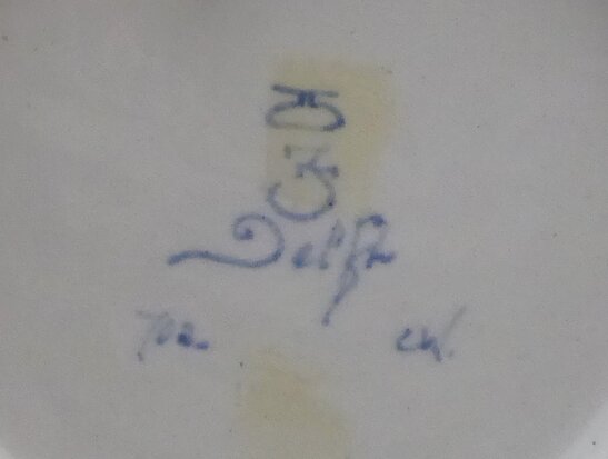 PORCELEYNE FLES DELFT WANDBORD