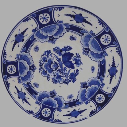 PORCELEYNE FLES DELFT WANDBORD