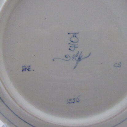 PORCELEYNE FLES DELFT WANDBORD