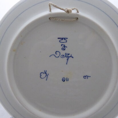PORCELEYNE FLES DELFT WANDBORD