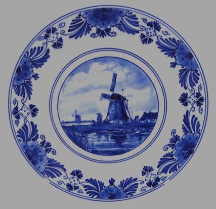 PORCELEYNE FLES DELFT WANDBORD