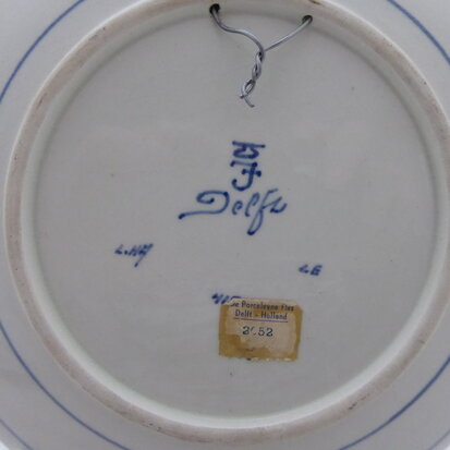 PORCELEYNE FLES DELFT WANDBORD