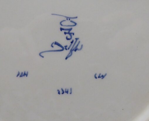 PORCELEYNE FLES DELFT WANDBORD