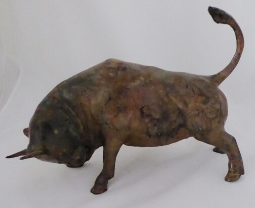 Pierre Chenet bronzen sculptuur stier
