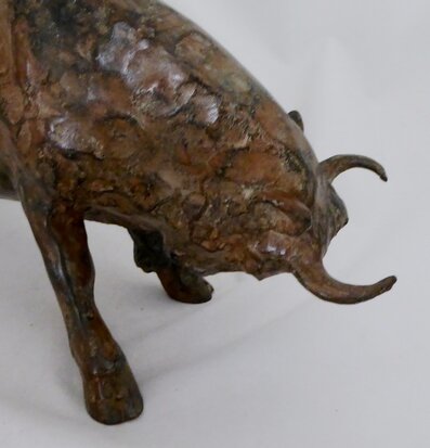 Pierre Chenet bronzen sculptuur stier