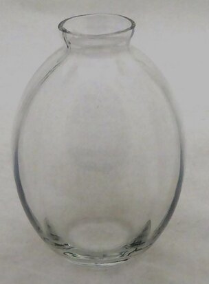 A.D. Copier Leerdam glas optische vaas 