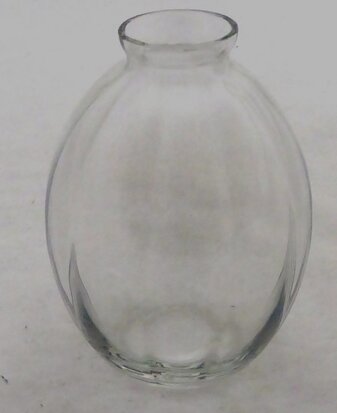 A.D. Copier Leerdam glas optische vaas 