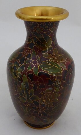 chatten Gek Redelijk CLOISONNÉ VAAS - Dutch Art Pottery, toegepaste kunst.