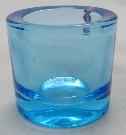IITTALA THEELICHT KIVI MARIMEKKO BLAUW