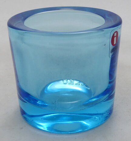 IITTALA THEELICHT KIVI MARIMEKKO BLAUW