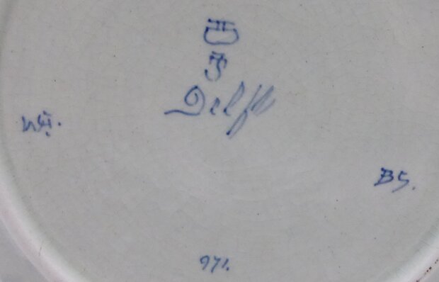 PORCELEYNE FLES DELFT WANDBORD