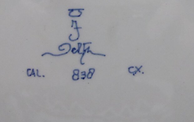 PORCELEYNE FLES DELFT WANDBORD