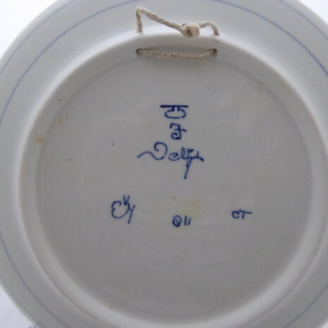 PORCELEYNE FLES DELFT WANDBORD