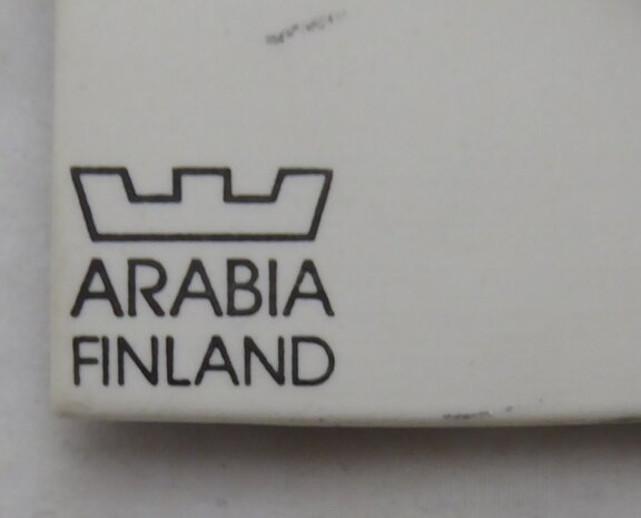 ARABIA FINLAND WANDPLAAT