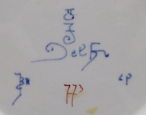 PORCELEYNE FLES DELFT PIJNACKER WANDBORD