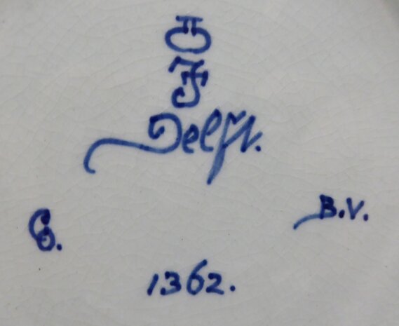 PORCELEYNE FLES DELFT WANDBORD