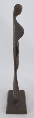 Bronzen beeld moeder met kind