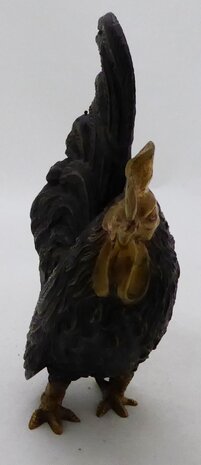 Bronzen beeld haan