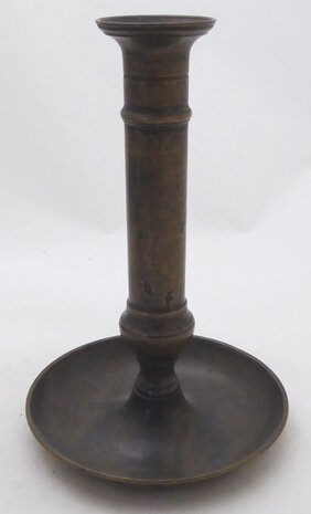 Bronzen / messing schuifkandelaar