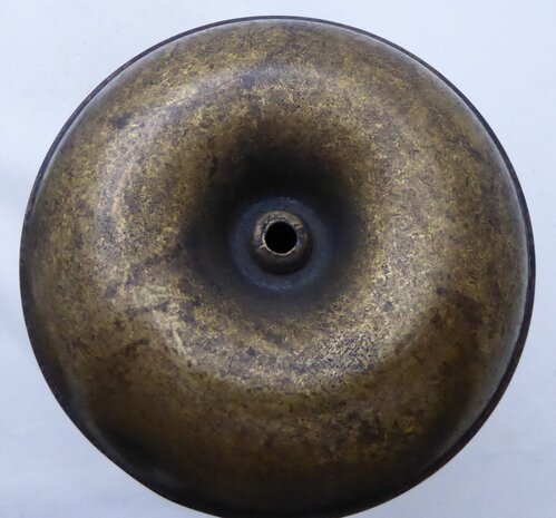 Bronzen / messing schuifkandelaar