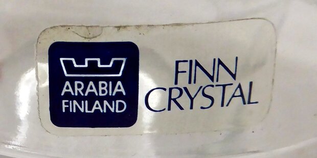 ARABIA FINN CRYSTAL APOLLO THEELICHT